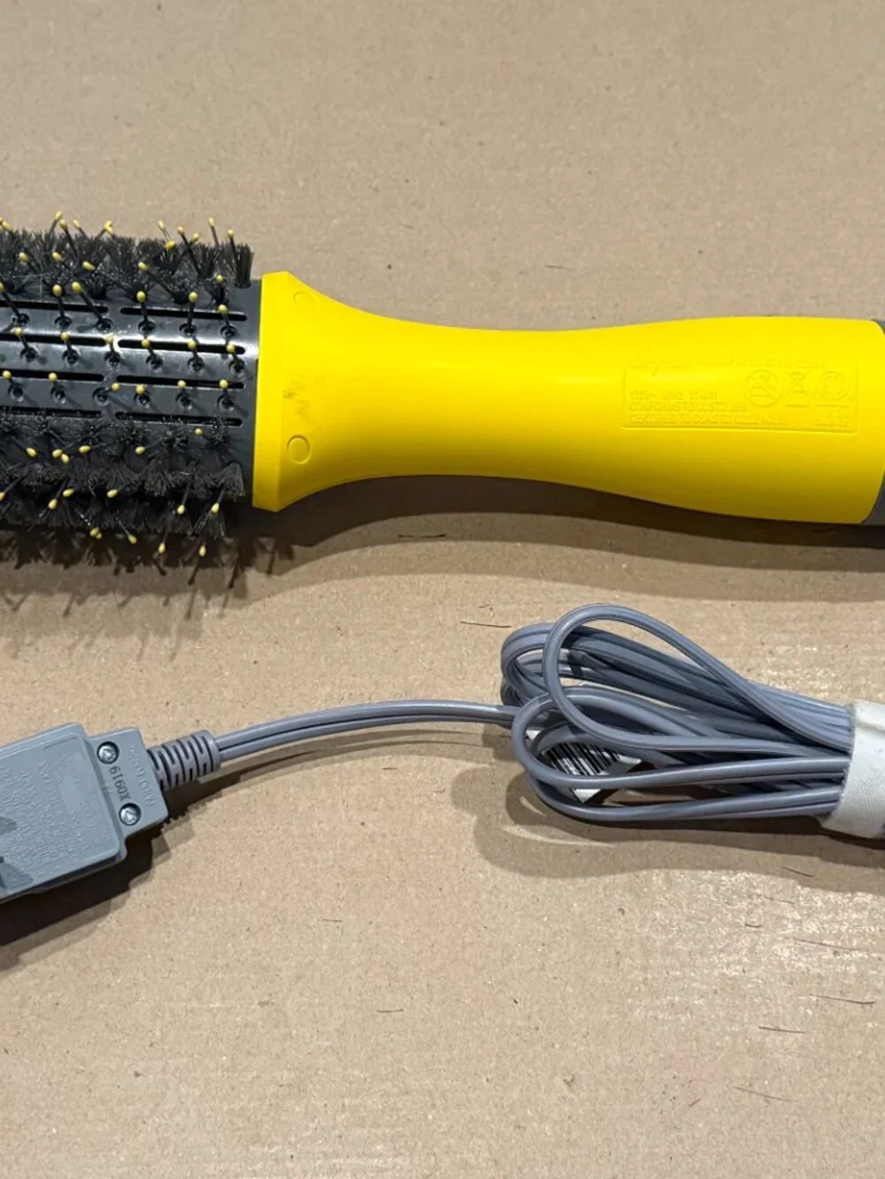 Drybar The Double Shot Oval Blow-Dryer Brush Yellow Volumizing Hair Styler